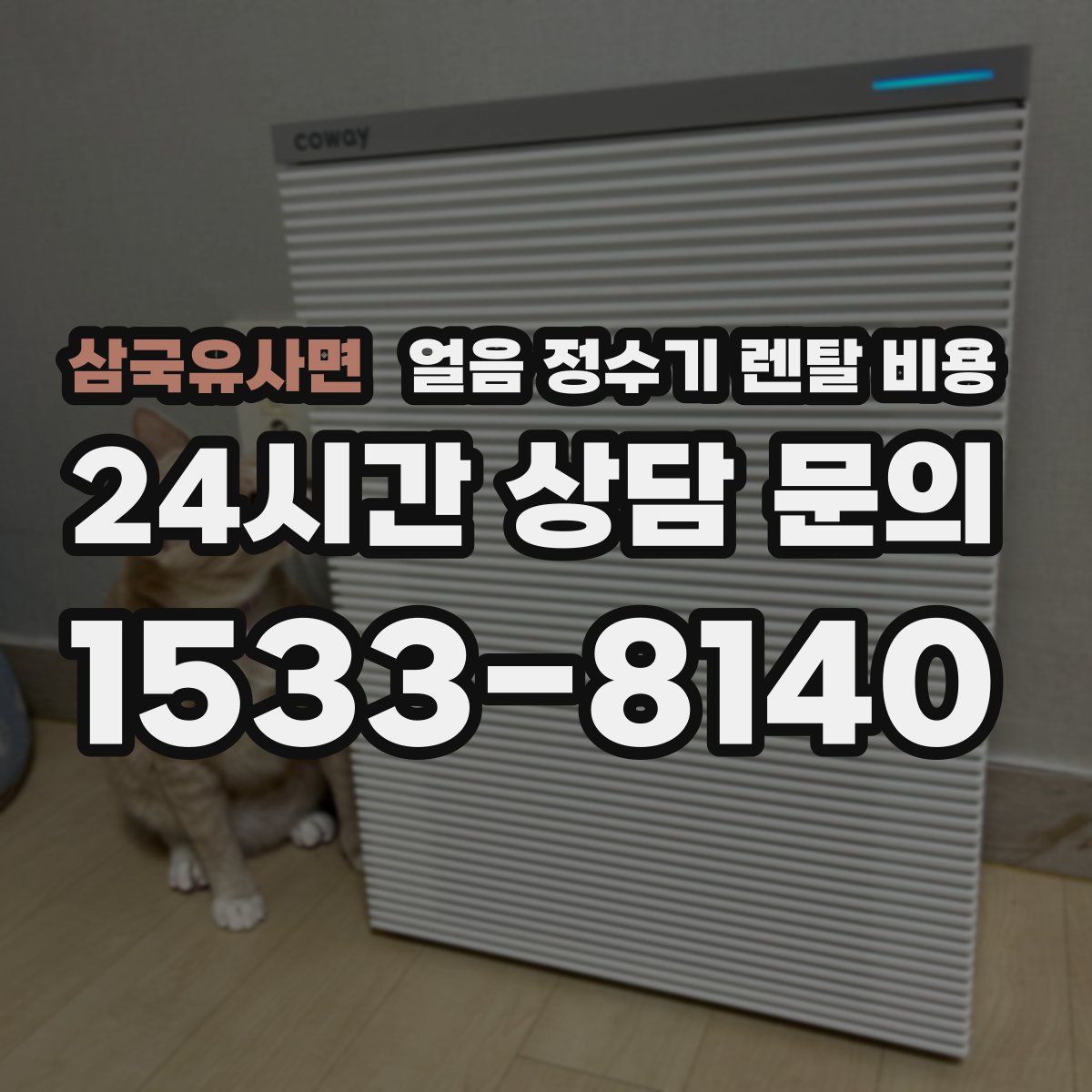 삼국유사면 얼음 정수기 렌탈 비용