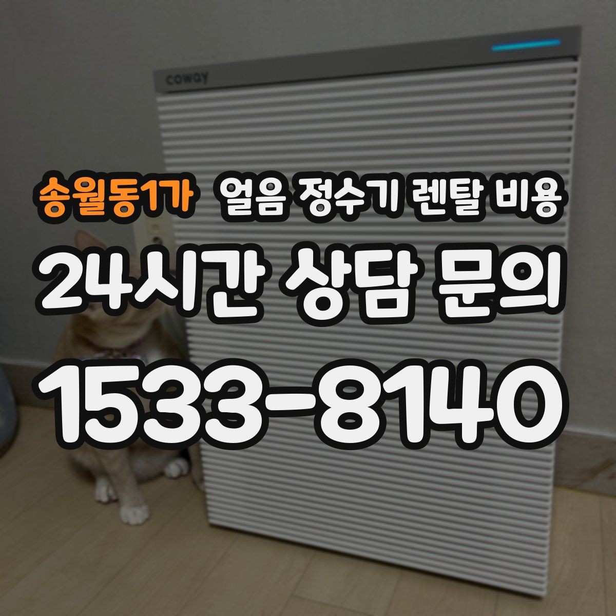 송월동1가 얼음 정수기 렌탈 비용 카드 할인 적용 시 주의할 점