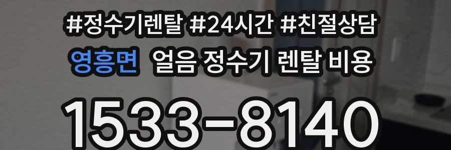 영흥면 얼음 정수기 렌탈 비용