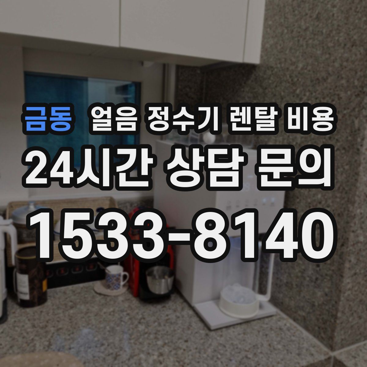 금동 얼음 정수기 렌탈 비용