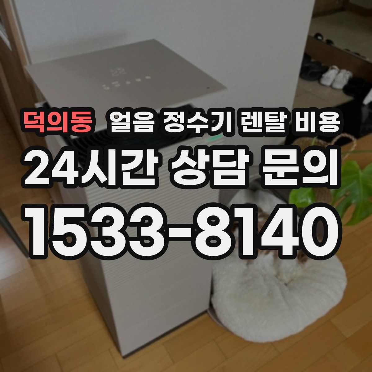 덕의동 얼음 정수기 렌탈 비용