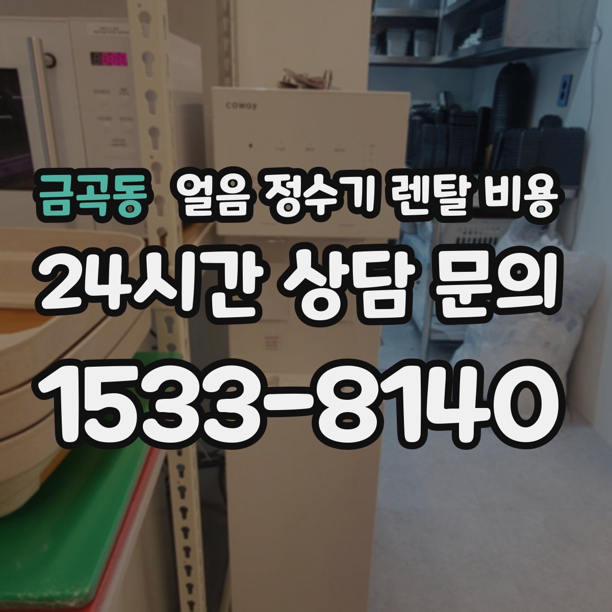 금곡동 얼음 정수기 렌탈 비용