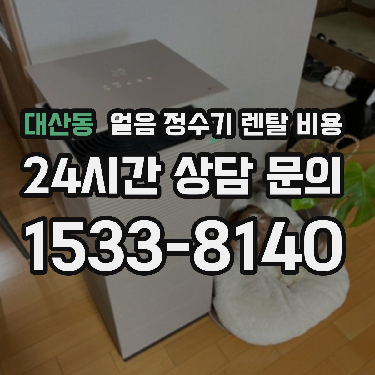 대산동 얼음 정수기 렌탈 비용