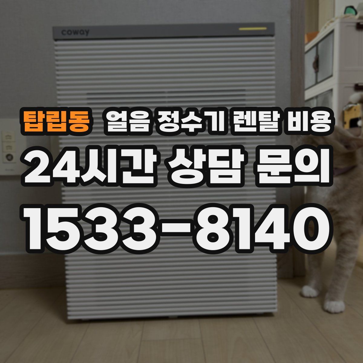 탑립동 얼음 정수기 렌탈 비용