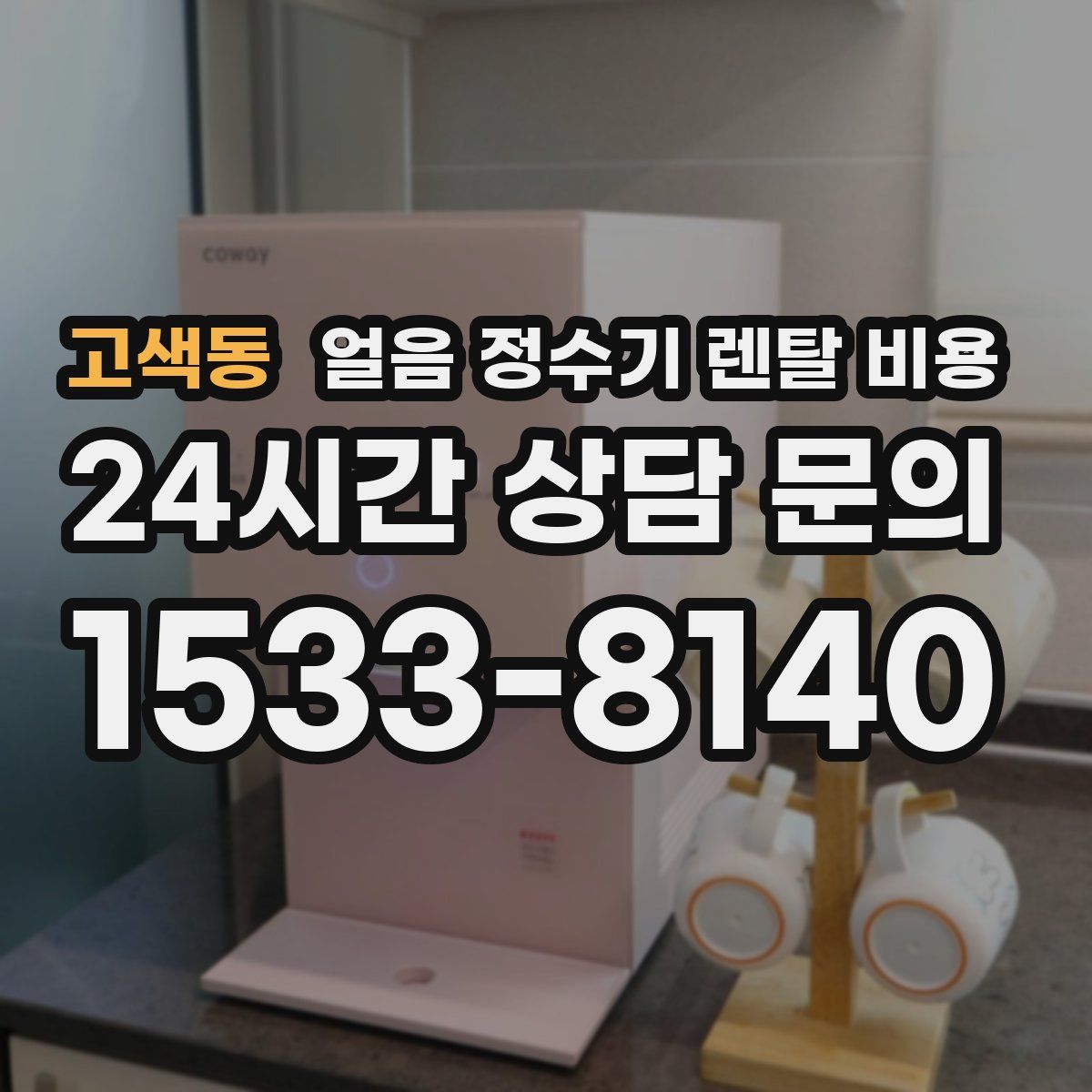 고색동 얼음 정수기 렌탈 비용