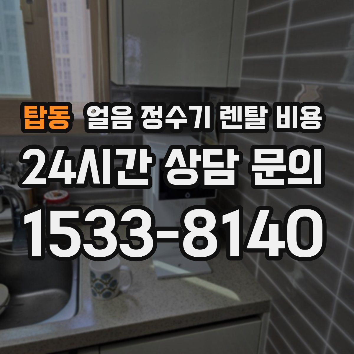 탑동 얼음 정수기 렌탈 비용