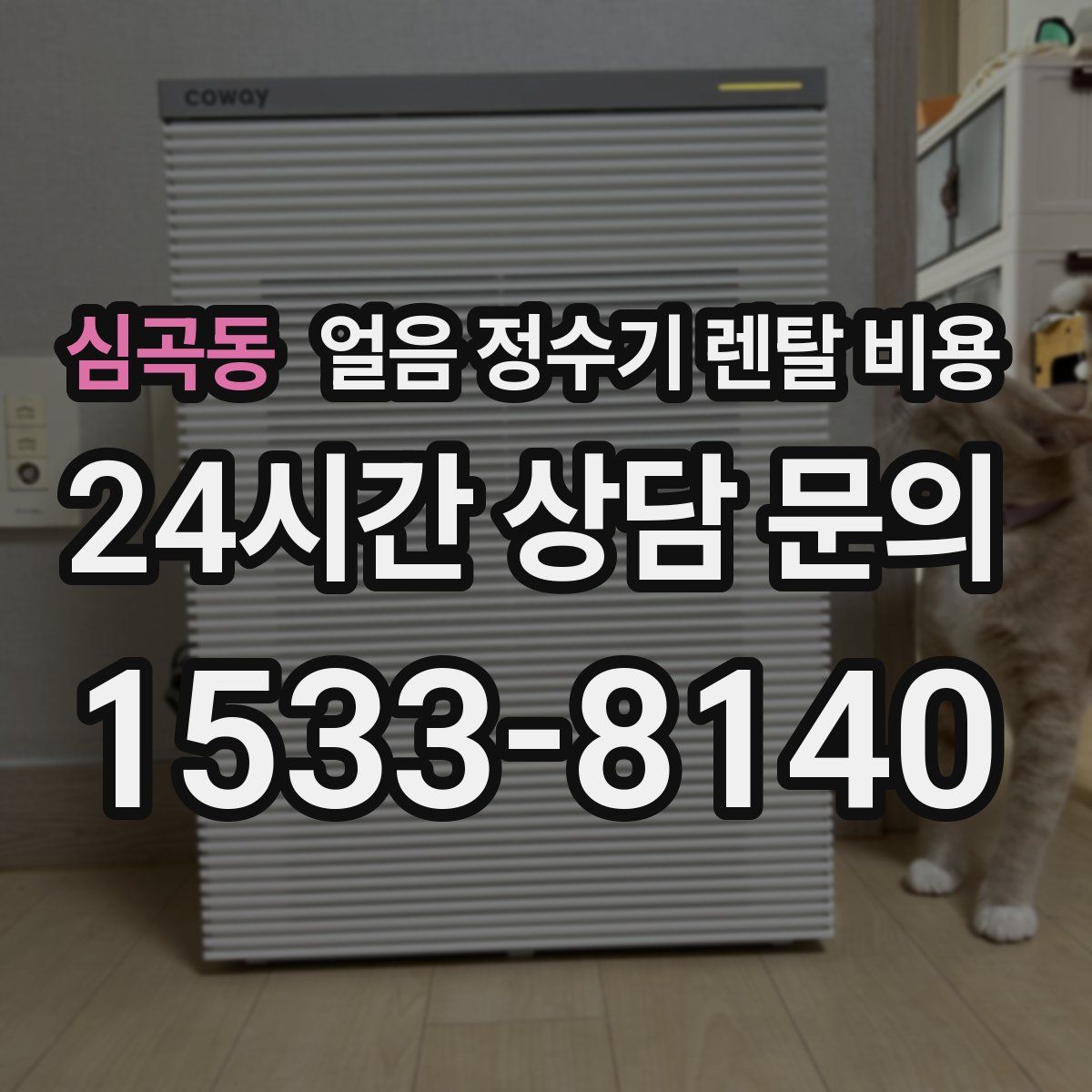 심곡동 얼음 정수기 렌탈 비용