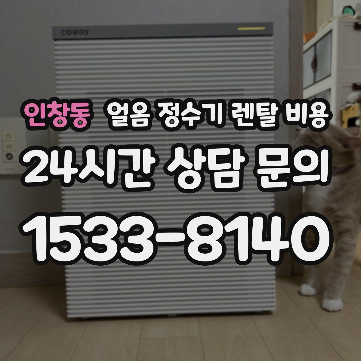 인창동 얼음 정수기 렌탈 비용