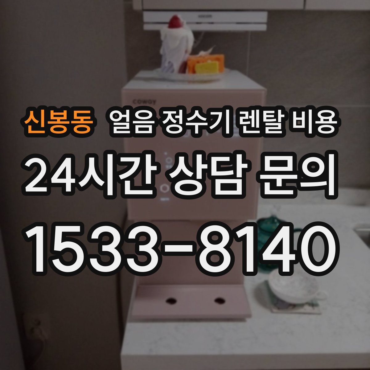 신봉동 얼음 정수기 렌탈 비용