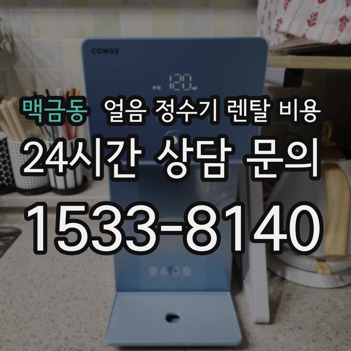 맥금동 얼음 정수기 렌탈 비용