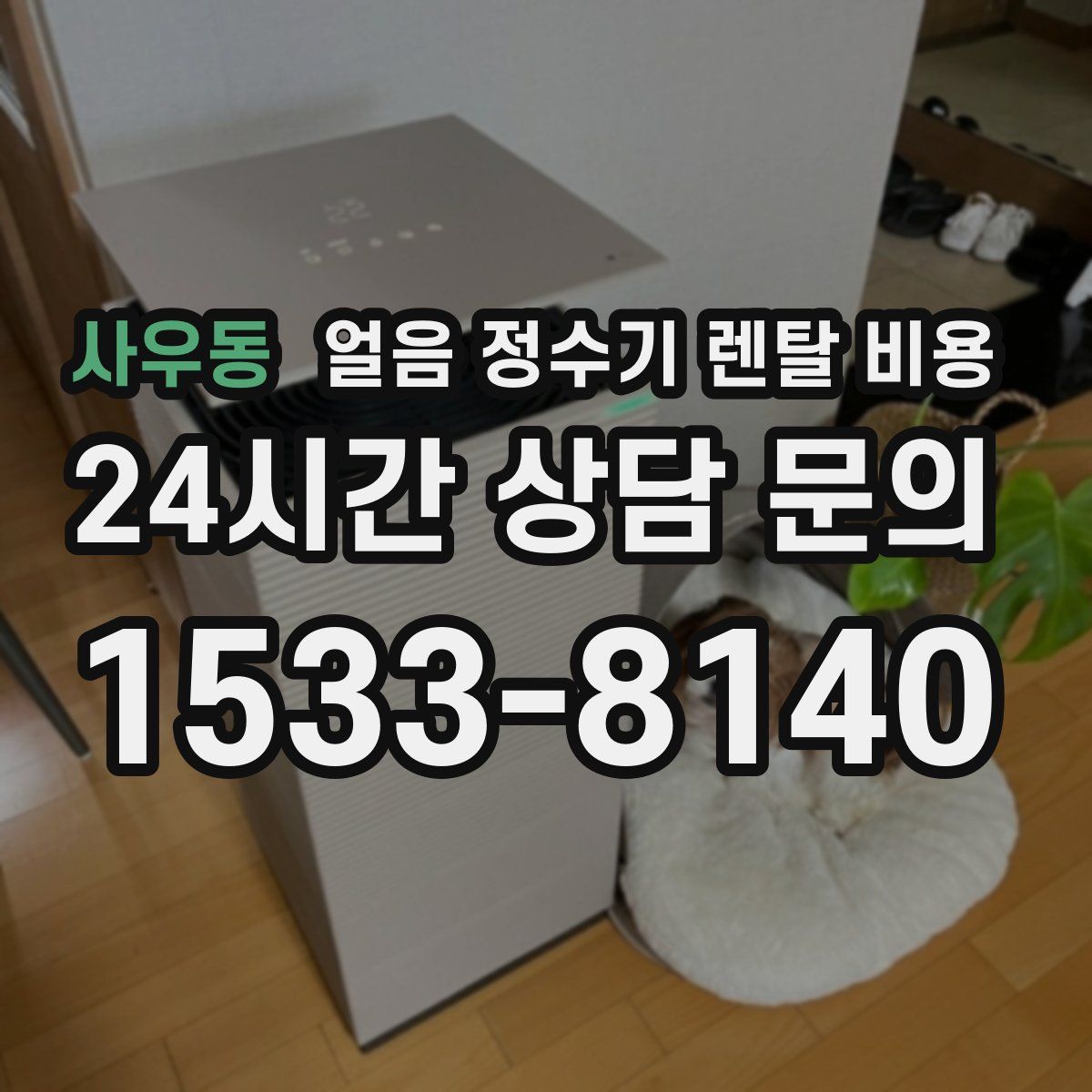 사우동 얼음 정수기 렌탈 비용