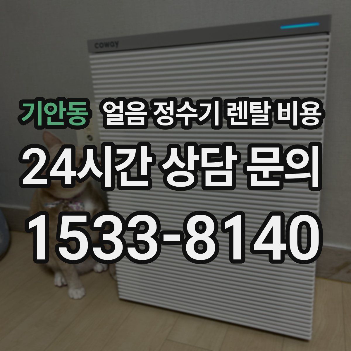 기안동 얼음 정수기 렌탈 비용