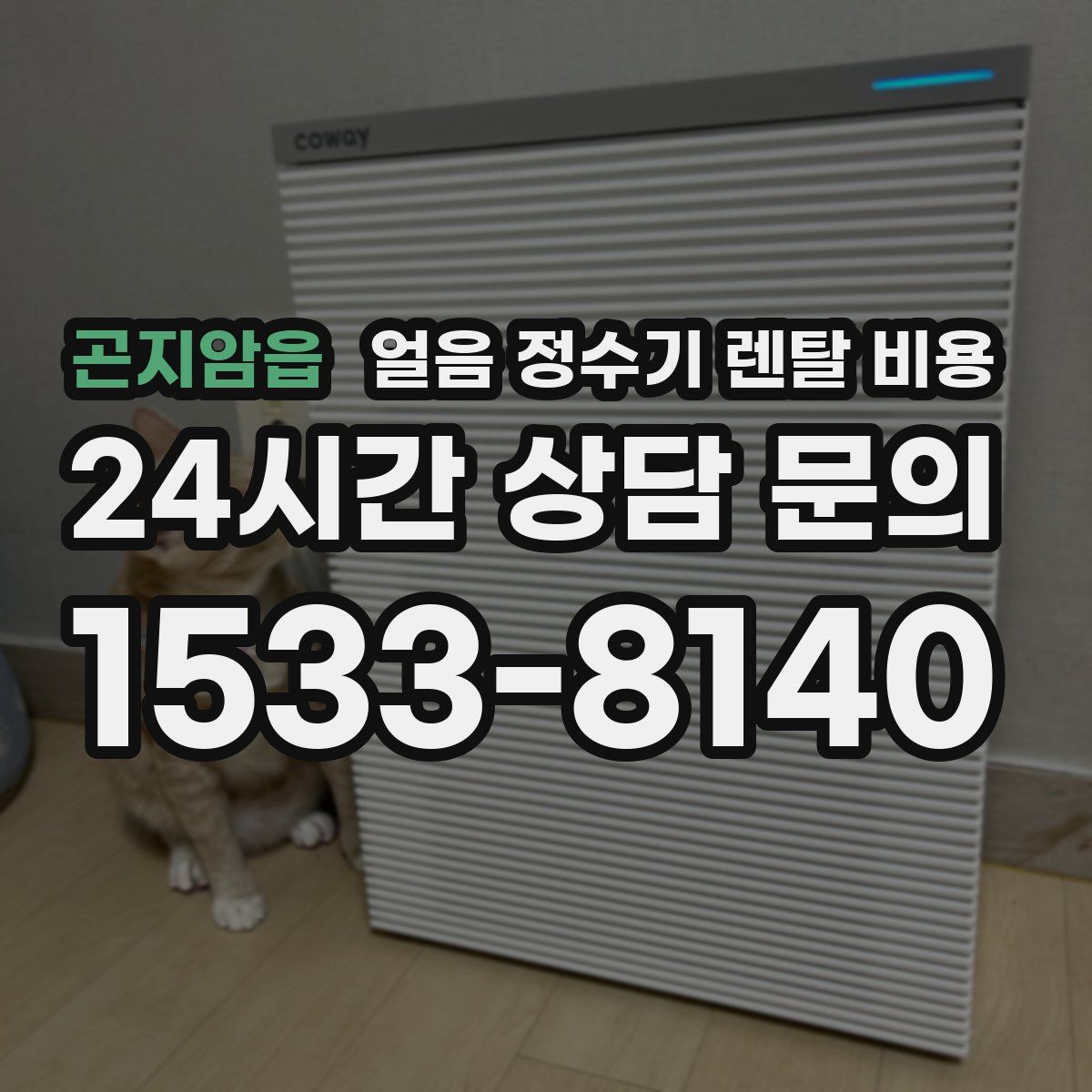 곤지암읍 얼음 정수기 렌탈 비용