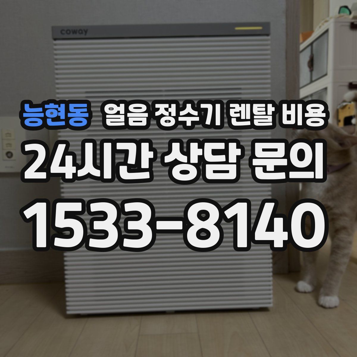 능현동 얼음 정수기 렌탈 비용