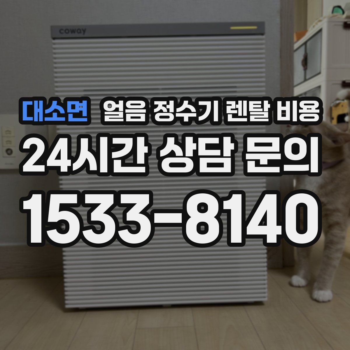 대소면 얼음 정수기 렌탈 비용