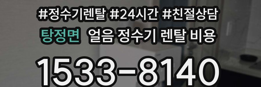 탕정면 얼음 정수기 렌탈 비용