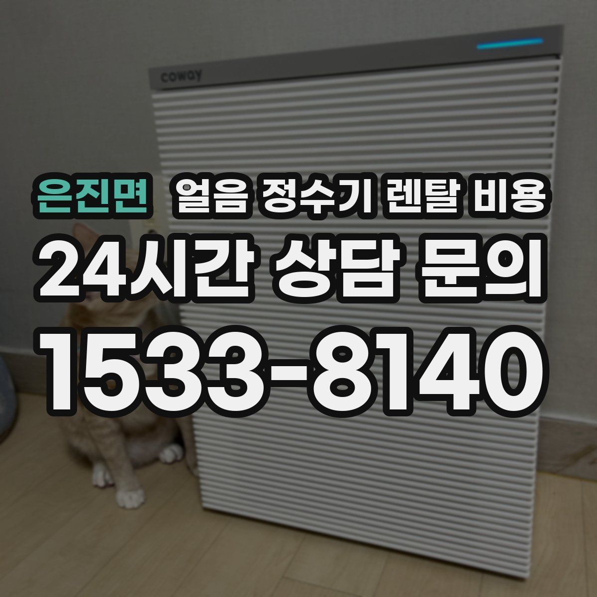 은진면 얼음 정수기 렌탈 비용