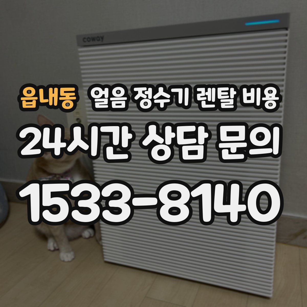 읍내동 얼음 정수기 렌탈 비용