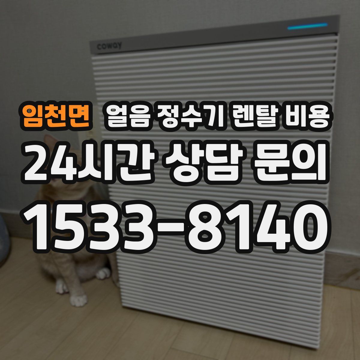 임천면 얼음 정수기 렌탈 비용