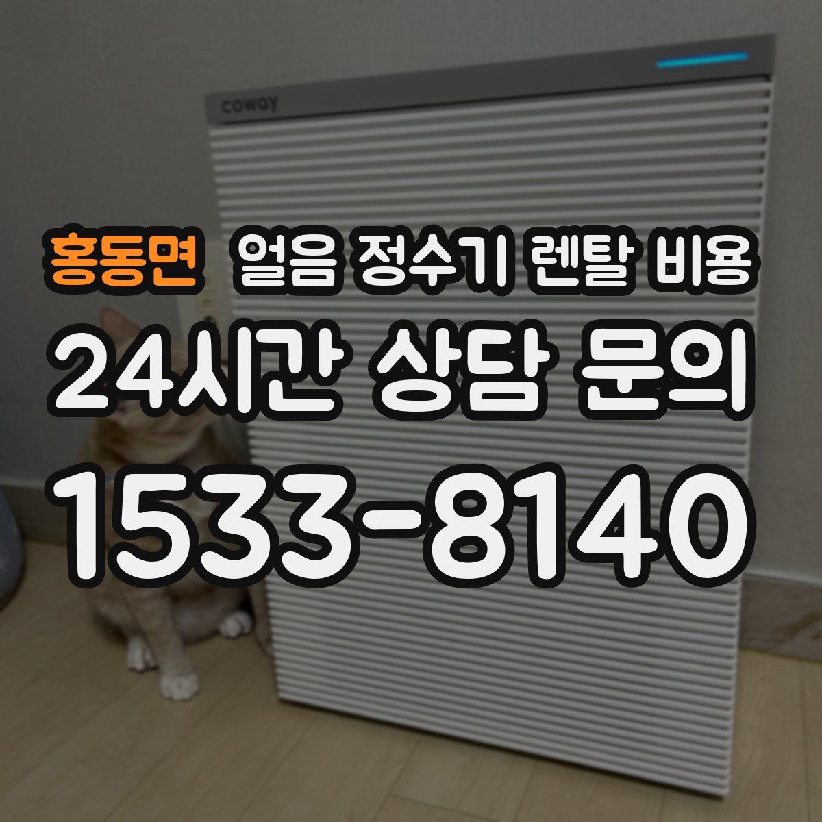 홍동면 얼음 정수기 렌탈 비용