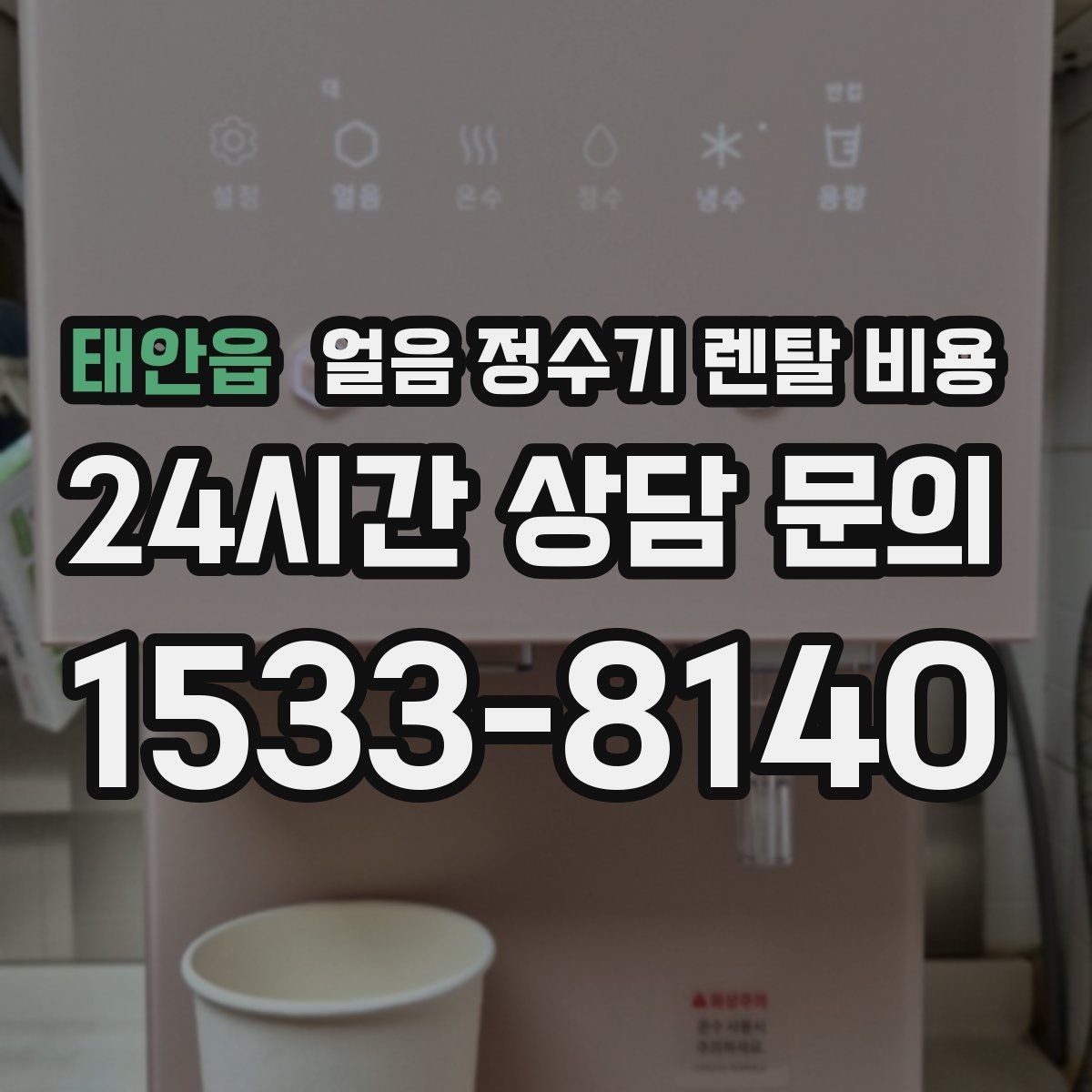 태안읍 얼음 정수기 렌탈 비용 렌탈료와 서비스 함께 보는 방법