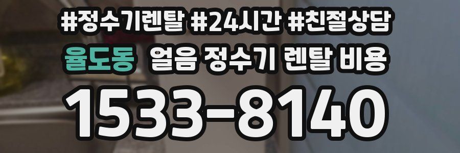 율도동 얼음 정수기 렌탈 비용