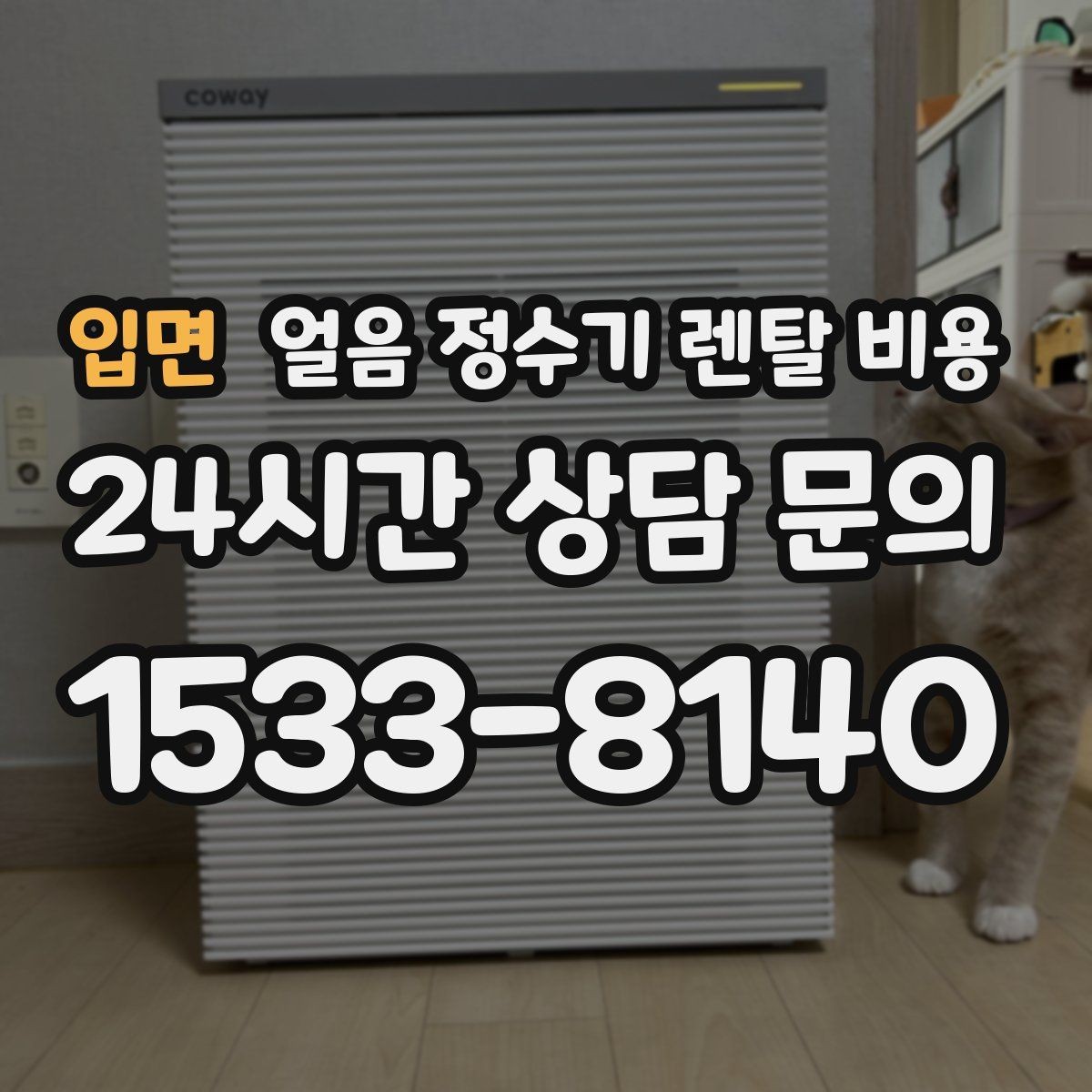 입면 얼음 정수기 렌탈 비용 살균 기능 중요성 정리