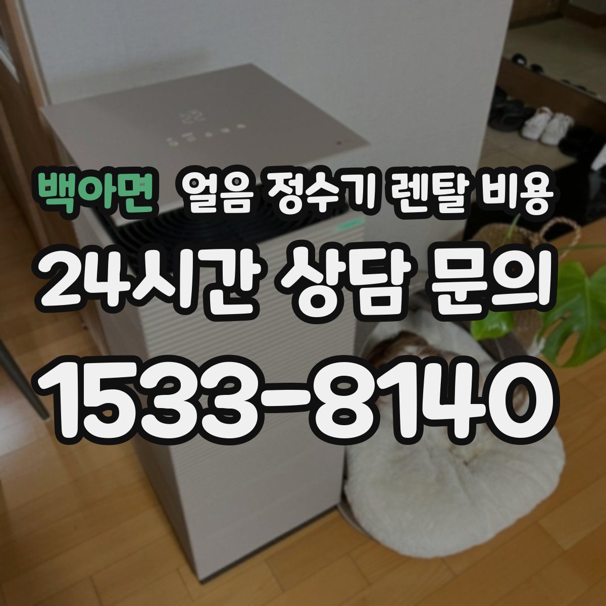 백아면 얼음 정수기 렌탈 비용