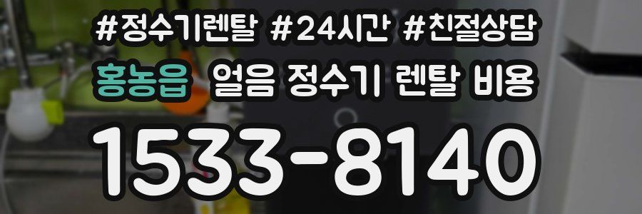홍농읍 얼음 정수기 렌탈 비용