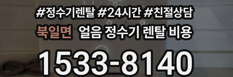 북일면 얼음 정수기 렌탈 비용