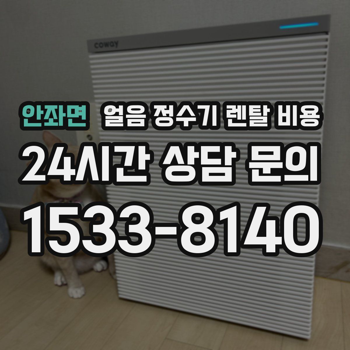 안좌면 얼음 정수기 렌탈 비용