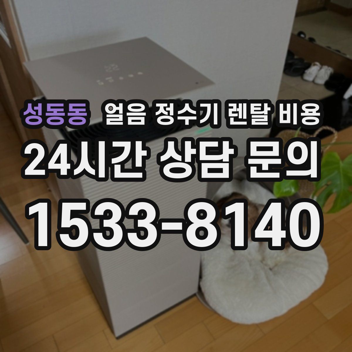 성동동 얼음 정수기 렌탈 비용