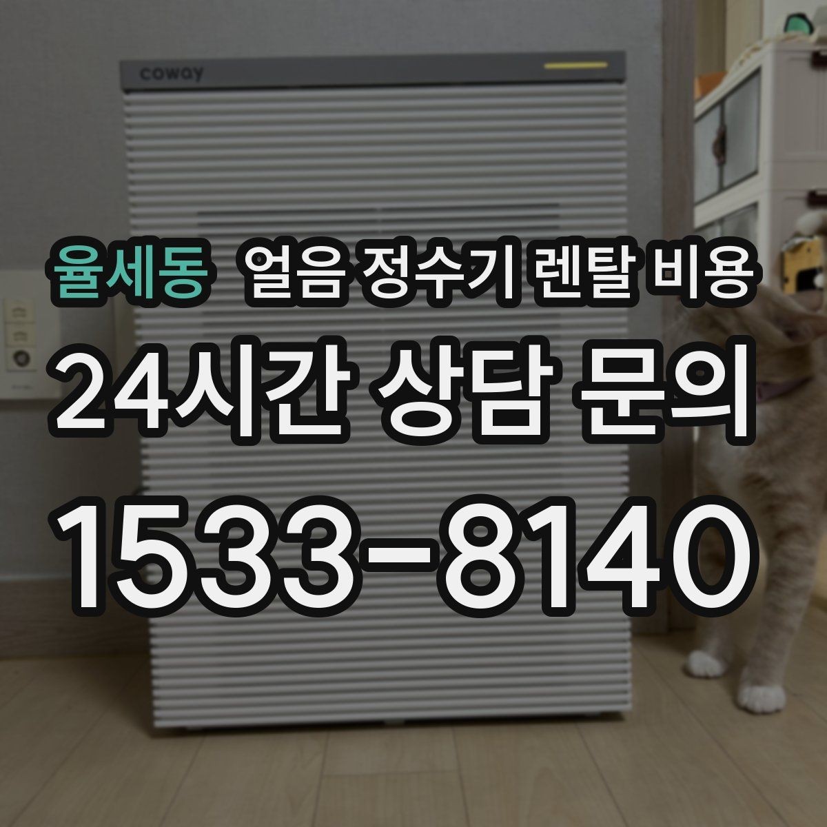 율세동 얼음 정수기 렌탈 비용 상담 시 꼭 물어봐야 할 항목