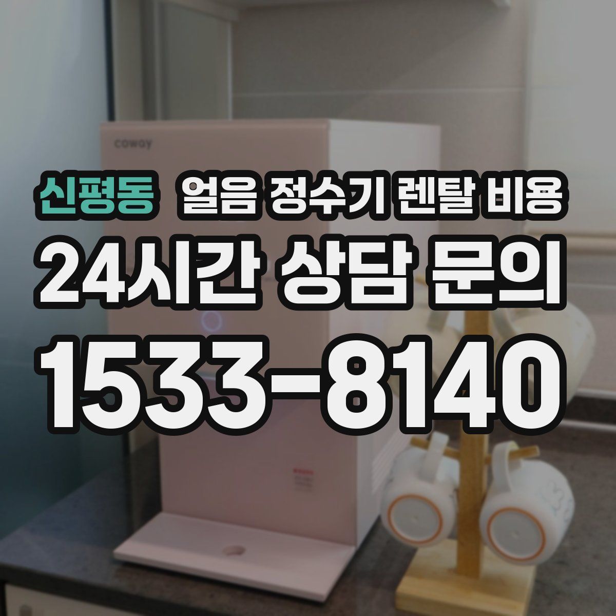 신평동 얼음 정수기 렌탈 비용