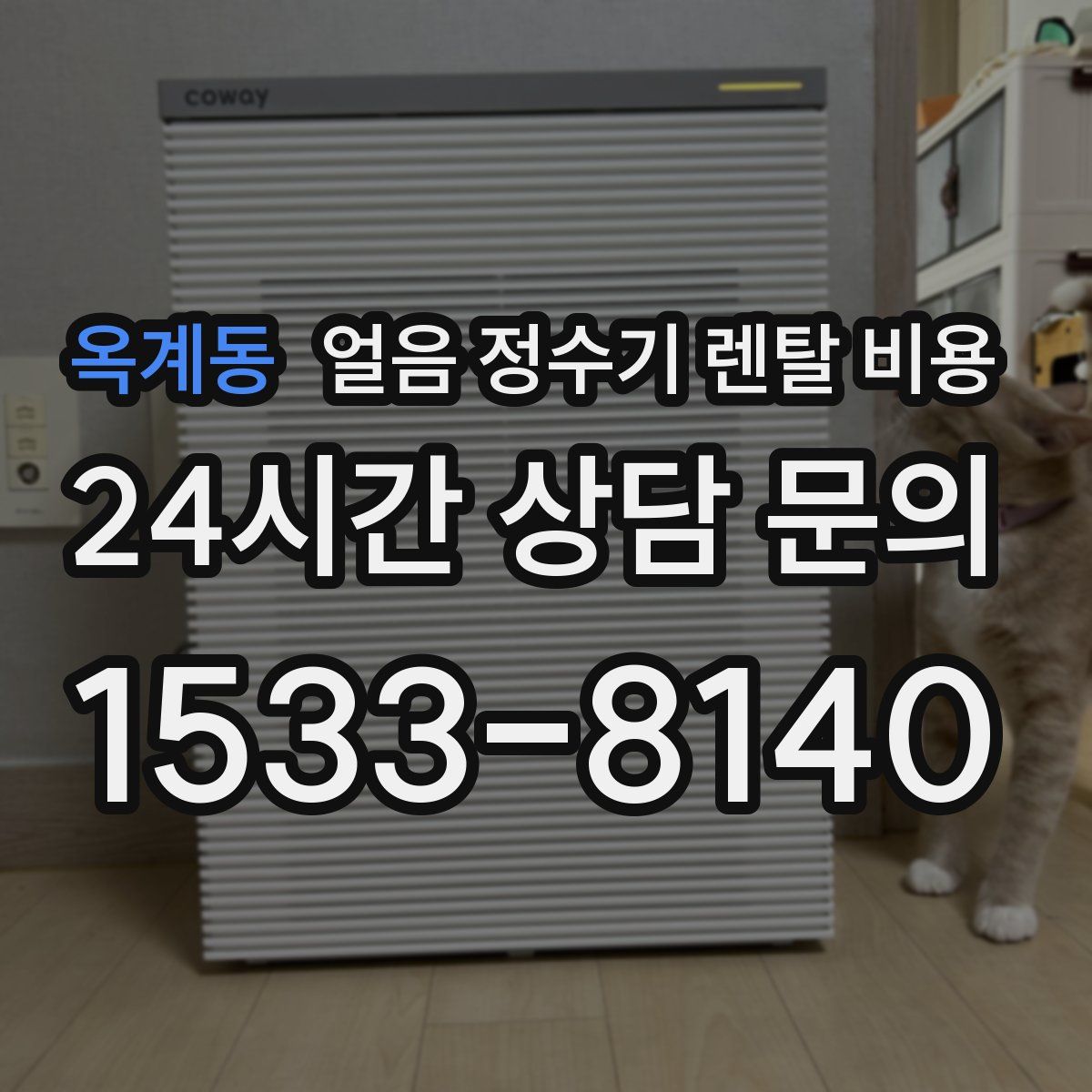 옥계동 얼음 정수기 렌탈 비용