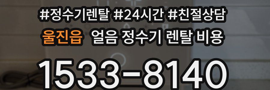 울진읍 얼음 정수기 렌탈 비용