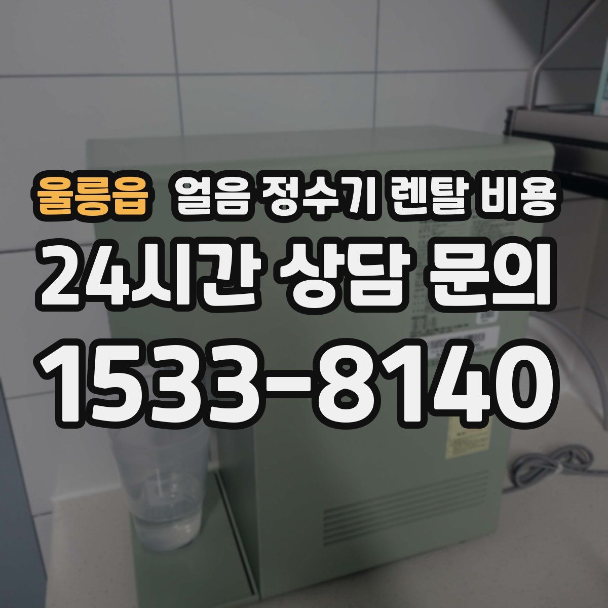 울릉읍 얼음 정수기 렌탈 비용