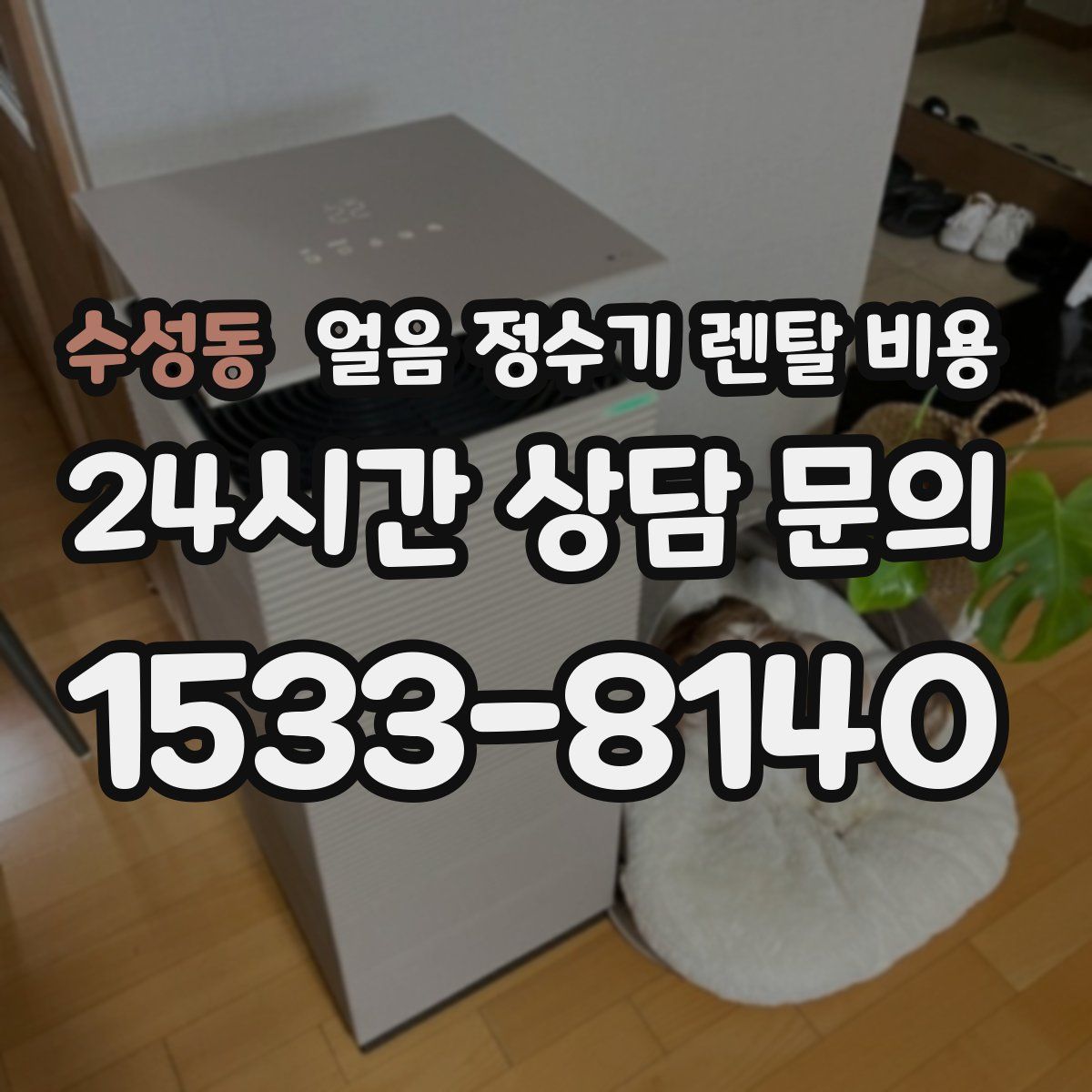 수성동 얼음 정수기 렌탈 비용