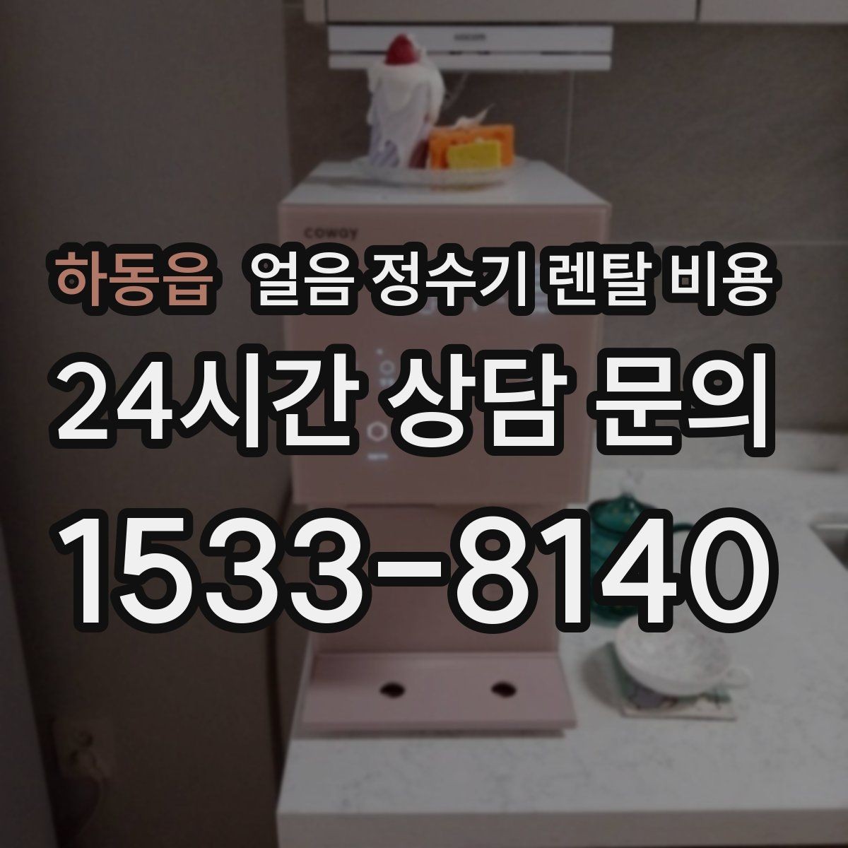 하동읍 얼음 정수기 렌탈 비용 저수조형 선택이 필요한 경우