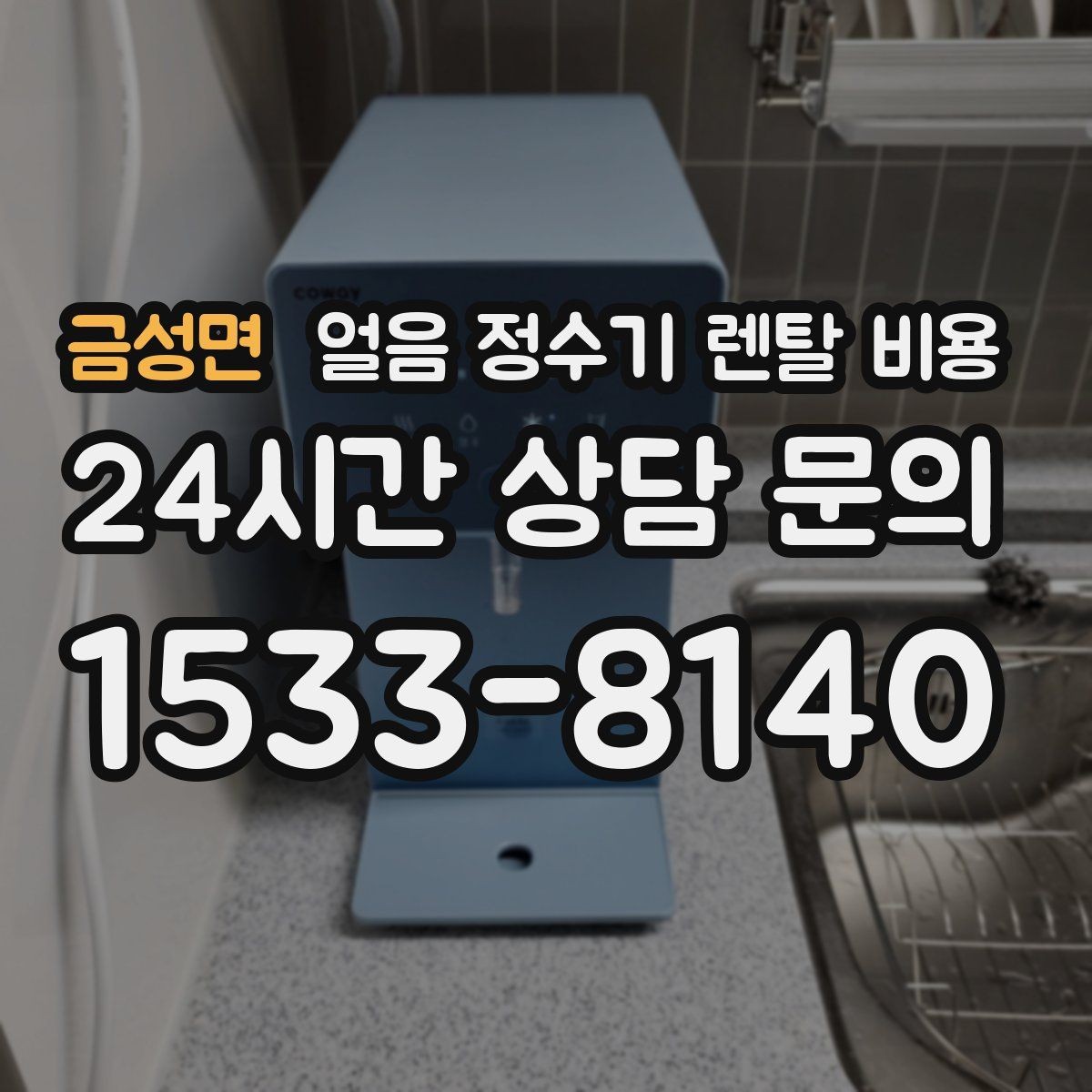 금성면 얼음 정수기 렌탈 비용 할인 문구만 보면 안 되는 이유