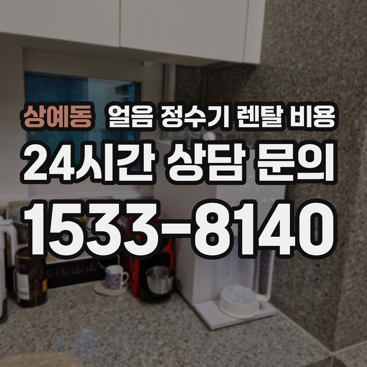 상예동 얼음 정수기 렌탈 비용