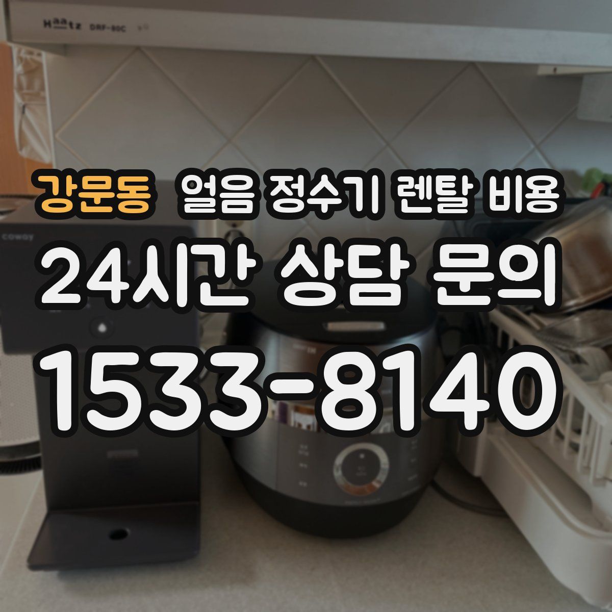 강문동 얼음 정수기 렌탈 비용