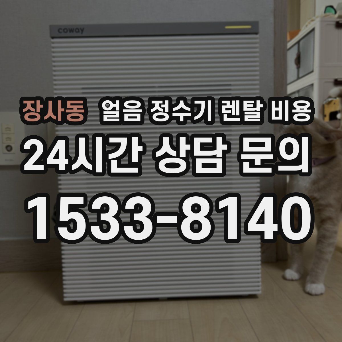 장사동 얼음 정수기 렌탈 비용