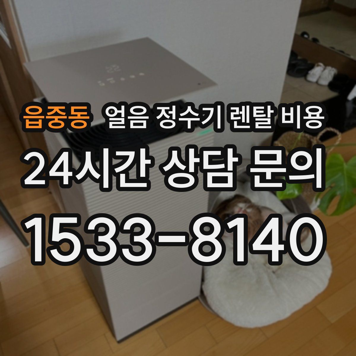 읍중동 얼음 정수기 렌탈 비용