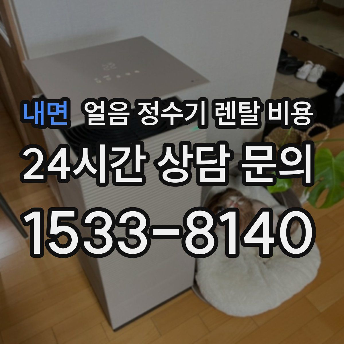 내면 얼음 정수기 렌탈 비용