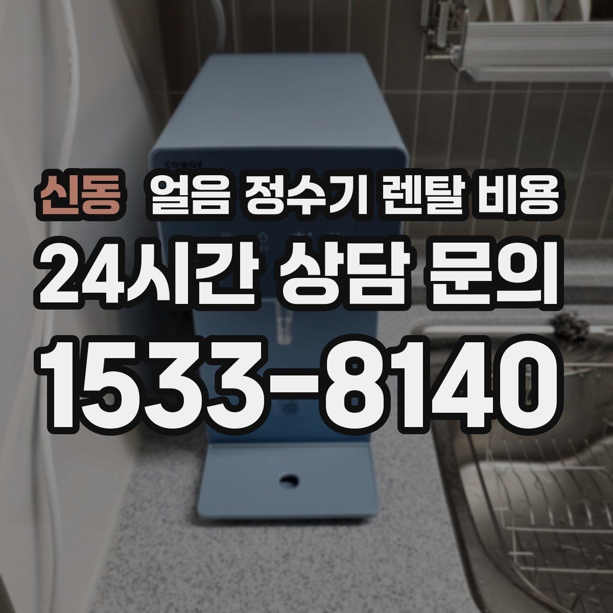신동 얼음 정수기 렌탈 비용 설치비 포함 여부 확인하기