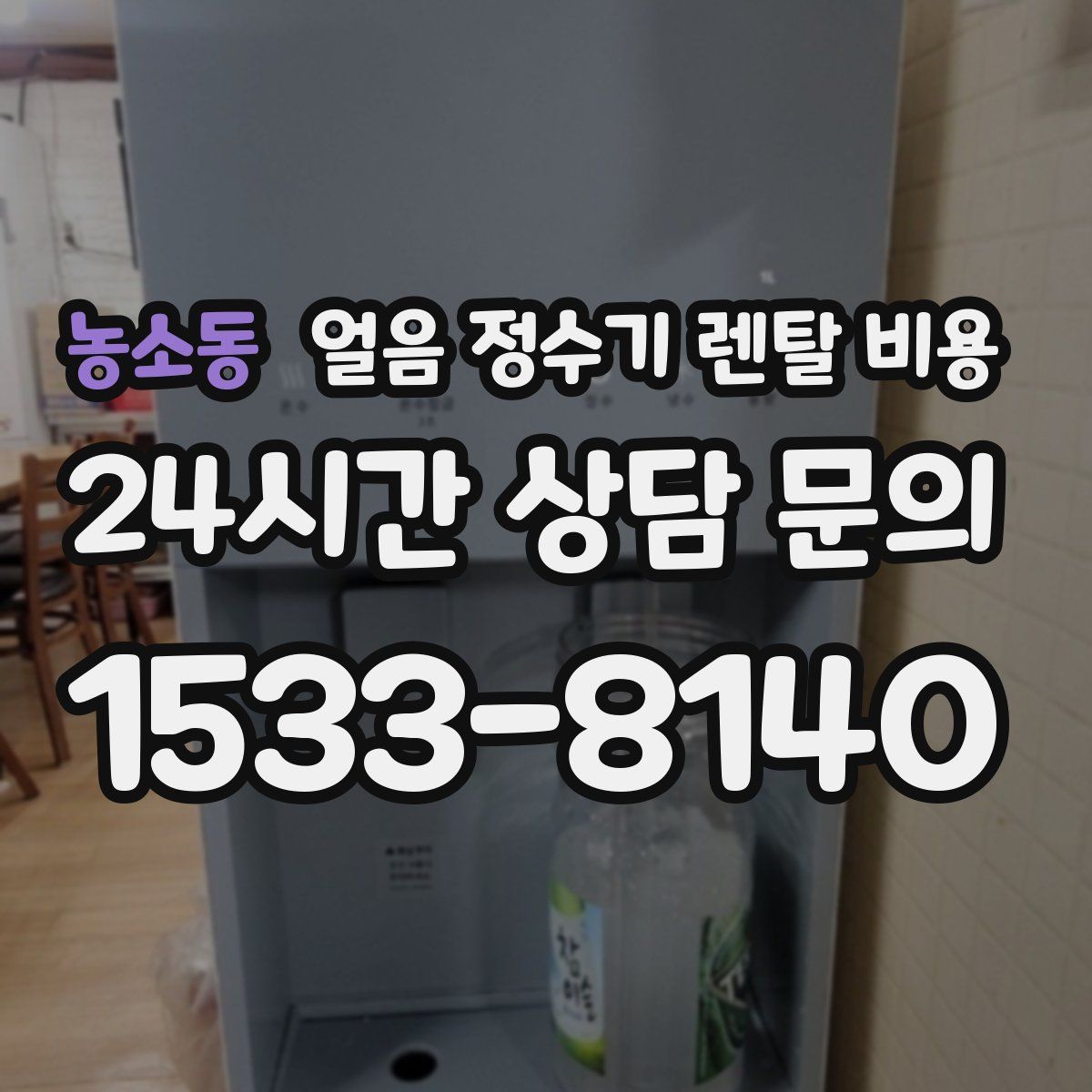 농소동 얼음 정수기 렌탈 비용