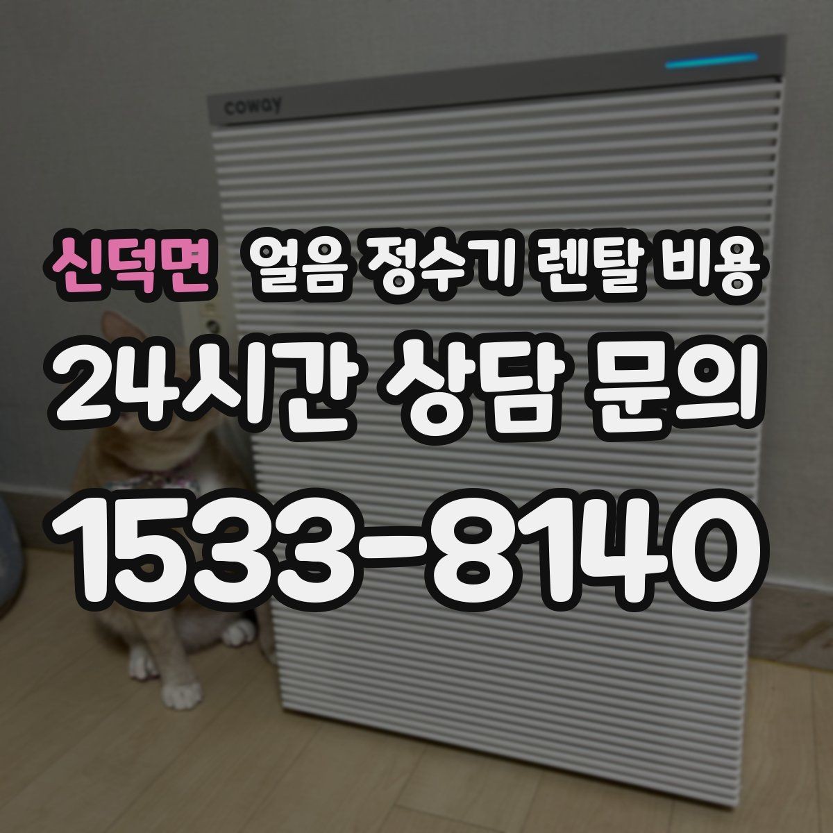 신덕면 얼음 정수기 렌탈 비용 자가관리형과 방문관리형 차이
