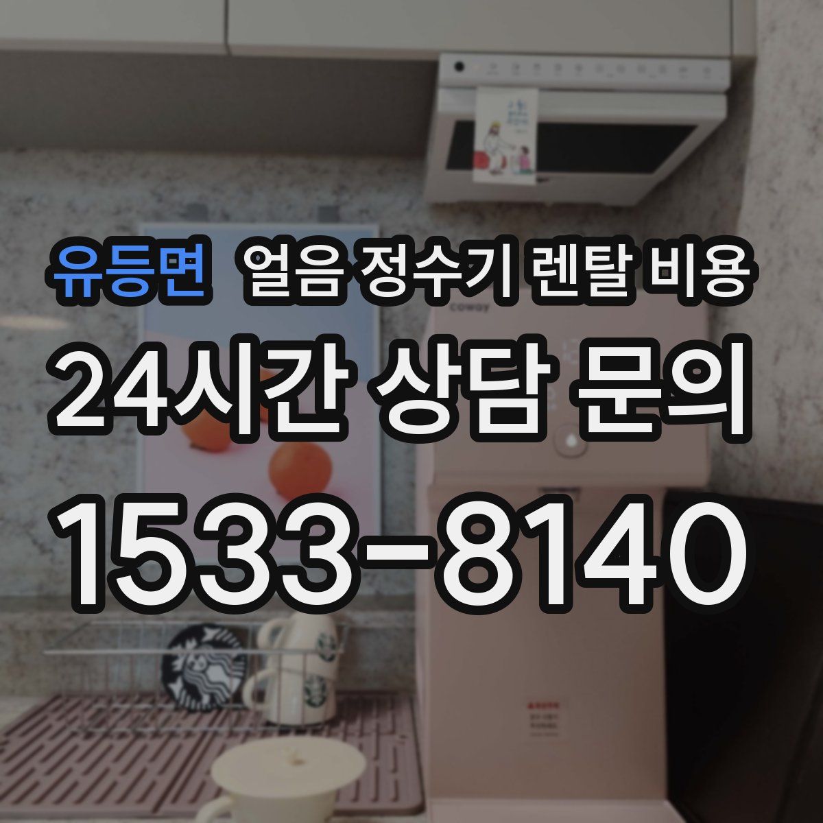 유등면 얼음 정수기 렌탈 비용