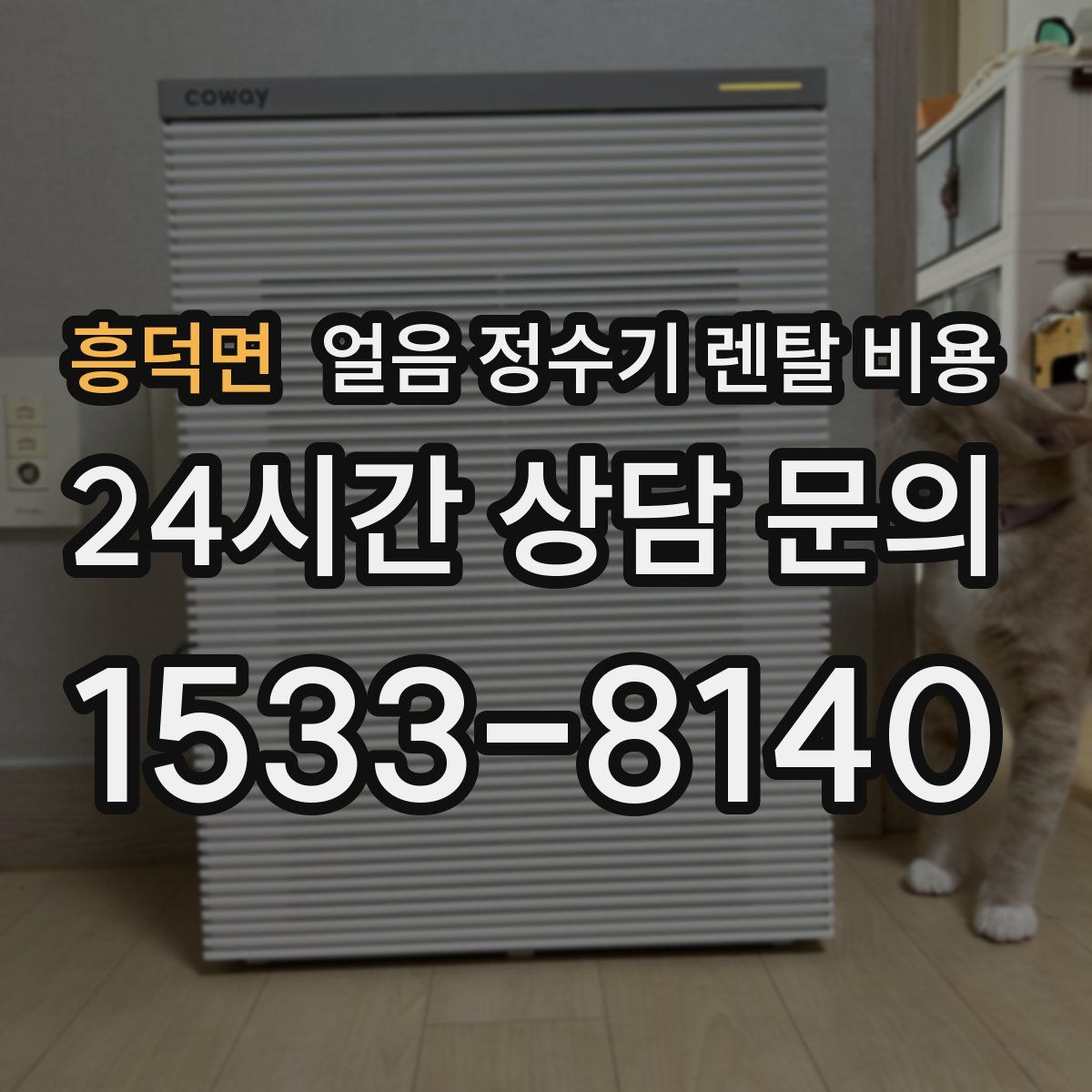 흥덕면 얼음 정수기 렌탈 비용